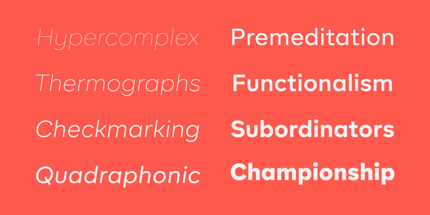 BR Firma SemiBold Italic Font preview